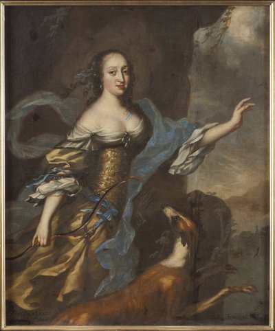 Porträt von Prinzessin Anna Dorothea von Holstein-Gottorp von David Klöcker Ehrenstrahl