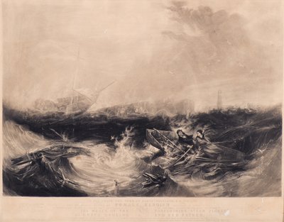 Grace Darling und ihr Vater retten die neun Überlebenden der Forfarshire von David Lucas