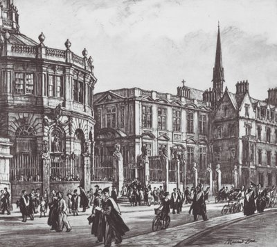 Oxford: Graduierungstag von David Muirhead (after) Bone