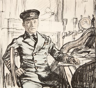 Kapitän Cyril Fuller RI Navy, Illustration aus 