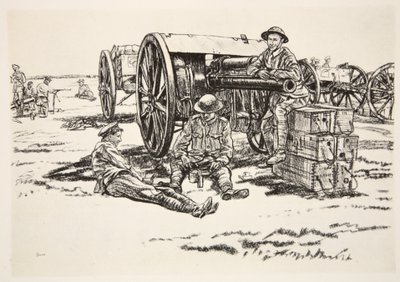 Essenszeit: Männer der RFA, Illustration aus 