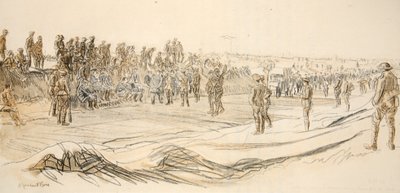 Beobachtung deutscher Gefangener, Illustration aus 