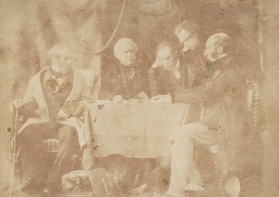 Sir David Brewster, Earle Monteith, Dr. Welsh und zwei andere von Hill and Adamson