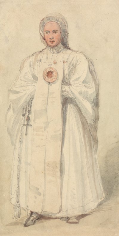 Eine Dame von Picpus von David Roberts