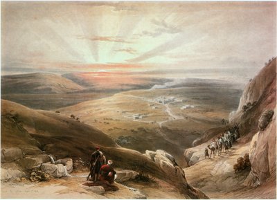 Kana, Galiläa, Israel (Gravur) von David Roberts