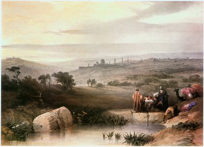 Im Heiligen Land: Jerusalem von Norden von David Roberts