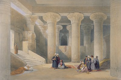 Innenansicht des Tempels von Esna, Oberägypten, aus 
