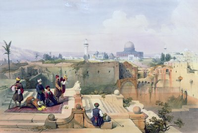 Moschee von Omar zeigt den Standort des Tempels, Tafel 8 aus Band I von 