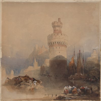 Oberwesel am Rhein von David Roberts