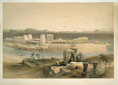 Insel Philae, Assuan, Ägypten von David Roberts