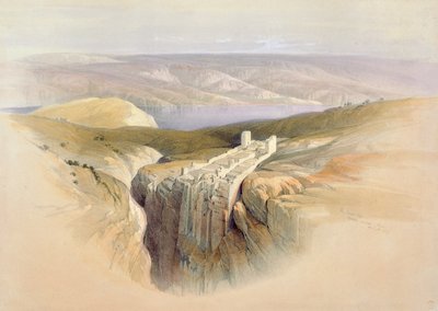 Das Tote Meer in Richtung Moab, 4. April 1839, Platte 50 aus Band II von 