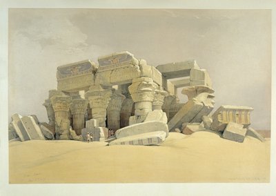Der Tempel von Kom Ombo von David Roberts
