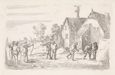 Bogenschützen (Serie: Genre-Szenen im Freien) von David Teniers (II)