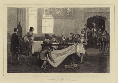 Die Verhaftung von Anne Boleyn von David Wilkie