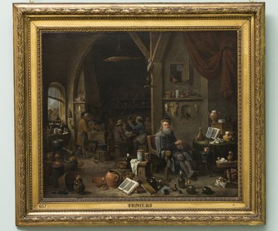 Ein Alchemist von David Teniers the Younger