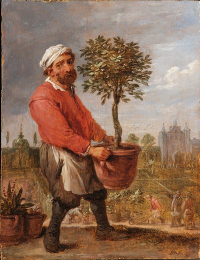Eine Allegorie der vier Jahreszeiten: Frühling von David Teniers the Younger