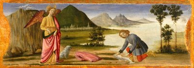 Tobias und der Engel, ca. 1479 von Davide Ghirlandaio