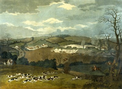 Voller Schrei, graviert von R.G. Reeve von Dean Snr. (after) Wolstenholme