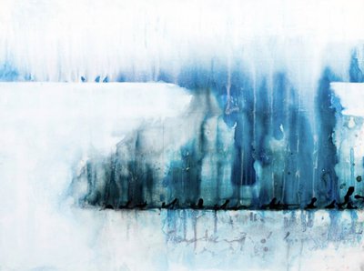 Fließendes Arktisches Blau von Deb Chaney