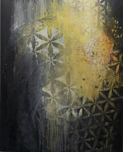 Heilige Geometrie Goldglanz von Deb Chaney