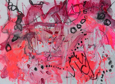 Lebendiges Pinkes Abstrakt von Deb Chaney