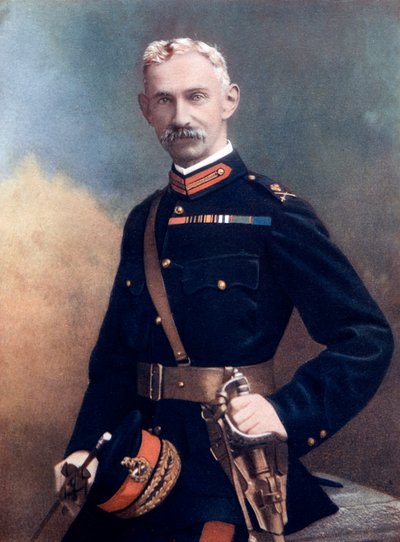Generalmajor G Barton, Kommandeur der 6. Infanteriebrigade, 1902 von Debenham and Smith