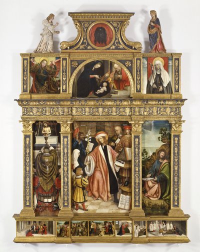 Polyptychon von Sant Ivo von Defendente Ferrari