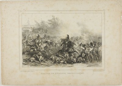 Angriff der republikanischen Husaren von Denis-Auguste-Marie Raffet