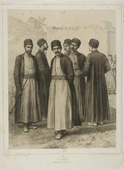 Karaimen, Theodosia, Kaffa, 1. Oktober 1837 von Denis-Auguste-Marie Raffet