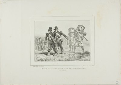 Wir werden diese Kerle zivilisieren... mit der Zeit von Denis Auguste Marie Raffet