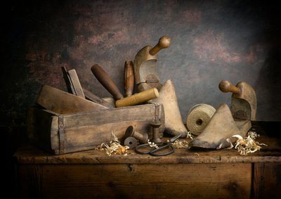 Vintage-Schusterwerkzeuge von Denis O Reilly
