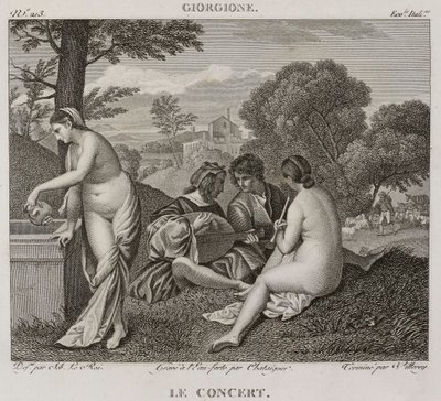 Das Konzert, nach Giorgione von Denis Sebastien Leroy