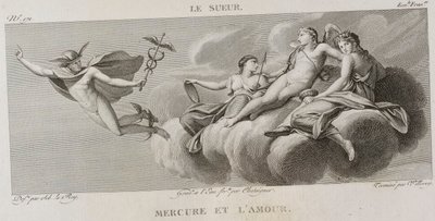 Merkur und die Liebe, nach Eustache Le Sueur von Denis Sebastien Leroy