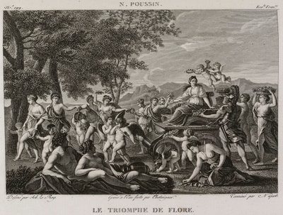 Denis-Sébastien Leroy, Chataigner und Niquet - Der Triumph der Flora, nach Nicolas Poussin - 1802-1815 von Denis Sebastien Leroy
