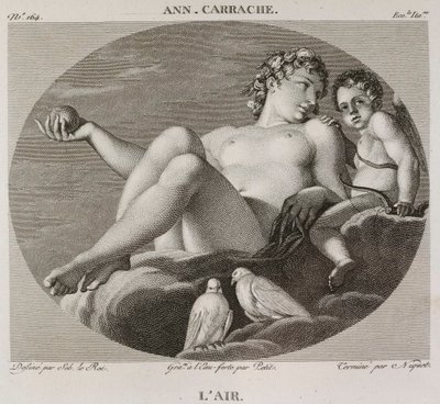 Die Luft, nach Annibale Carracci von Denis Sebastien Leroy