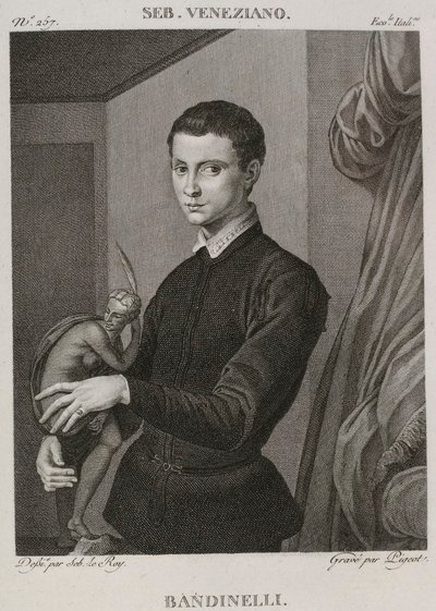 Bandinelli, ehemals Sebastiano del Piombo zugeschrieben, nun Bronzino zugeschrieben von Denis Sebastien Leroy