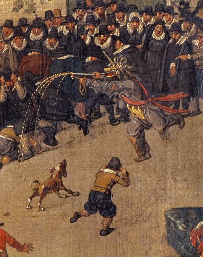 Der Triumph der Erzherzogin Isabella in der Brüsseler Ommerganck am 31. Mai 1615 (Detail) von Denys van Alsloot