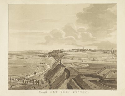 Blick auf die Landschaft südöstlich von Nijmegen von Derk Anthony van de Wart