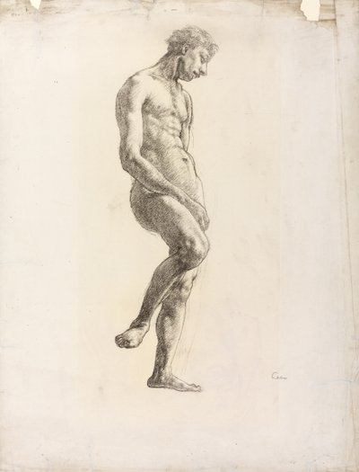 Stehender männlicher Akt, ca. 1906-08 von Derwent Lees