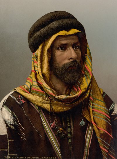 Beduinenhäuptling von Palmyra, ca. 1890-1900 von Detroit Publishing Co.