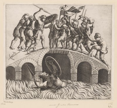 Horatius Cocles im Tiber von Diana Mantuana