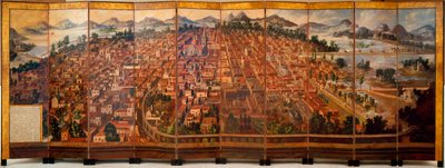 Die Stadt Mexiko, ca. 1690 von Diego Correa