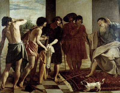 Jakob erhält das Gewand von Giuseppe von Diego Rodriguez de Silva y Velazquez