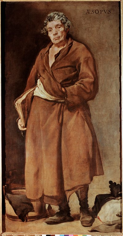 Porträt von Äsop, griechischer Schriftsteller von Diego Velázquez
