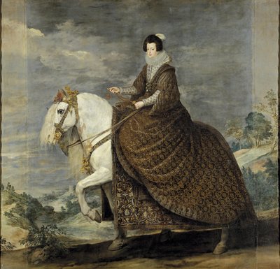 Königin Isabella von Bourbon zu Pferd von Diego Velázquez