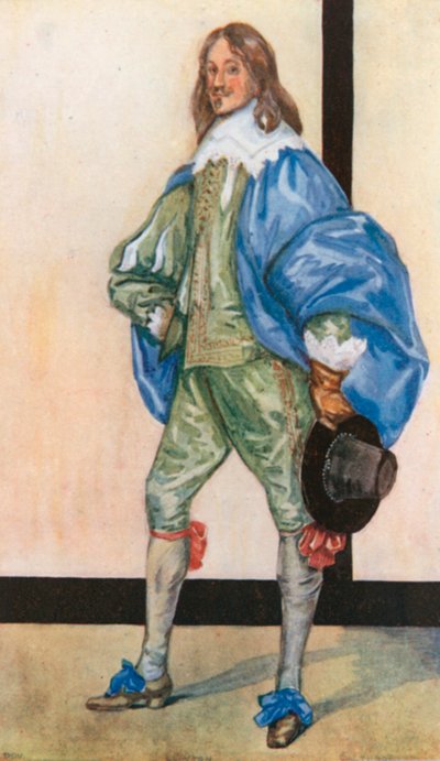 Ein Mann aus der Zeit von Karl I. (1625-1649) von Dion Clayton Calthrop