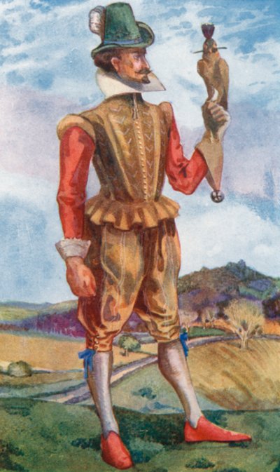 Ein Mann aus der Zeit von Jakob I 1603-1625 von Dion Clayton Calthrop