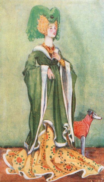 Eine Frau aus der Zeit von Heinrich VI. 1422-1461 von Dion Clayton Calthrop