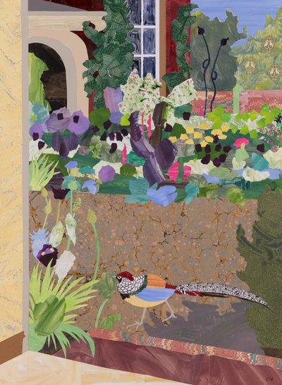 Blick aus dem Atelier von Dione Verulam