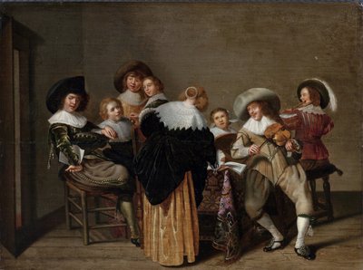 Eine musikalische Gesellschaft von Dirck Hals